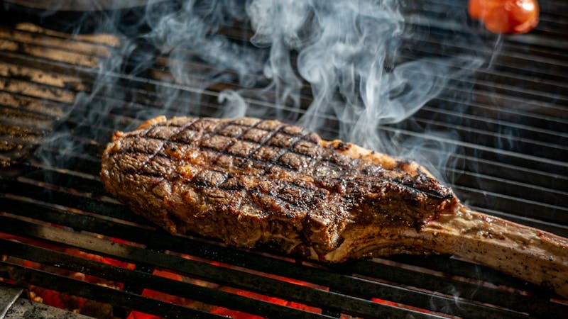 Carne Asada Burrito with grilled steak and guacamole